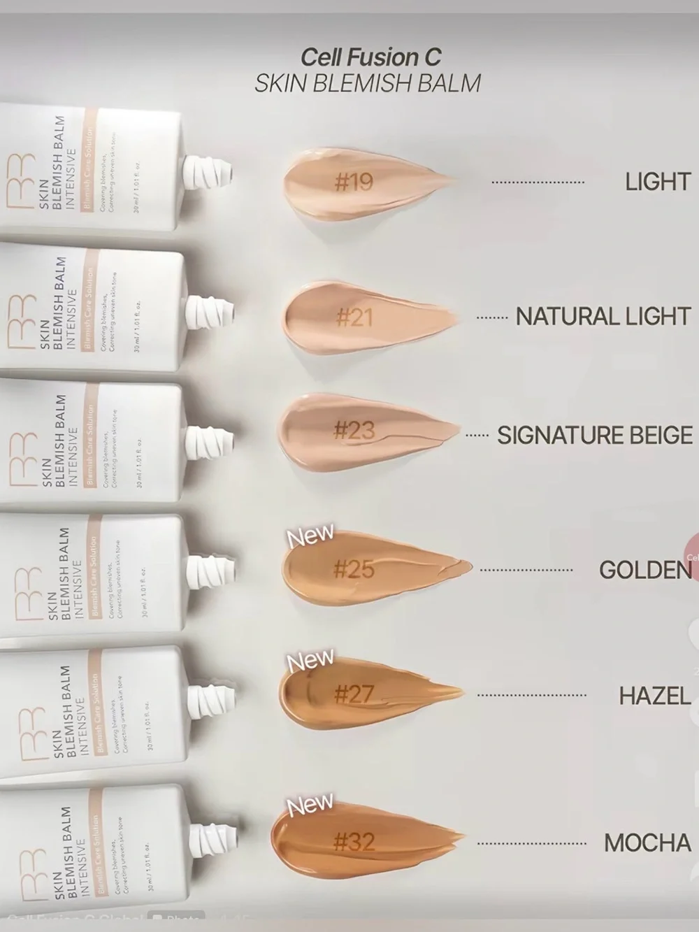 Cell Fusion C Signature Beige BB Skin Blemish Balm Intensive- calming, K-beauty